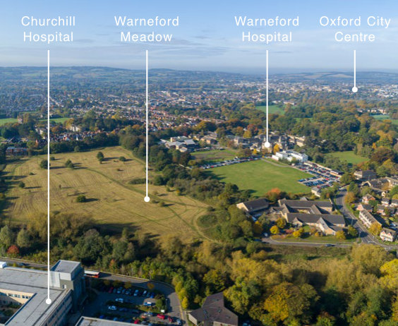 The site from the air